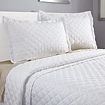 Cozy Fleece 4 Piece Deep Pocket Bed Sheet Set - Polar Fleece Micro Plush - $12.99, 3 Piece Quilt Set Bedspread Coverlet by Clara Clark - Set includes Quilt &amp; Shams - $16.99