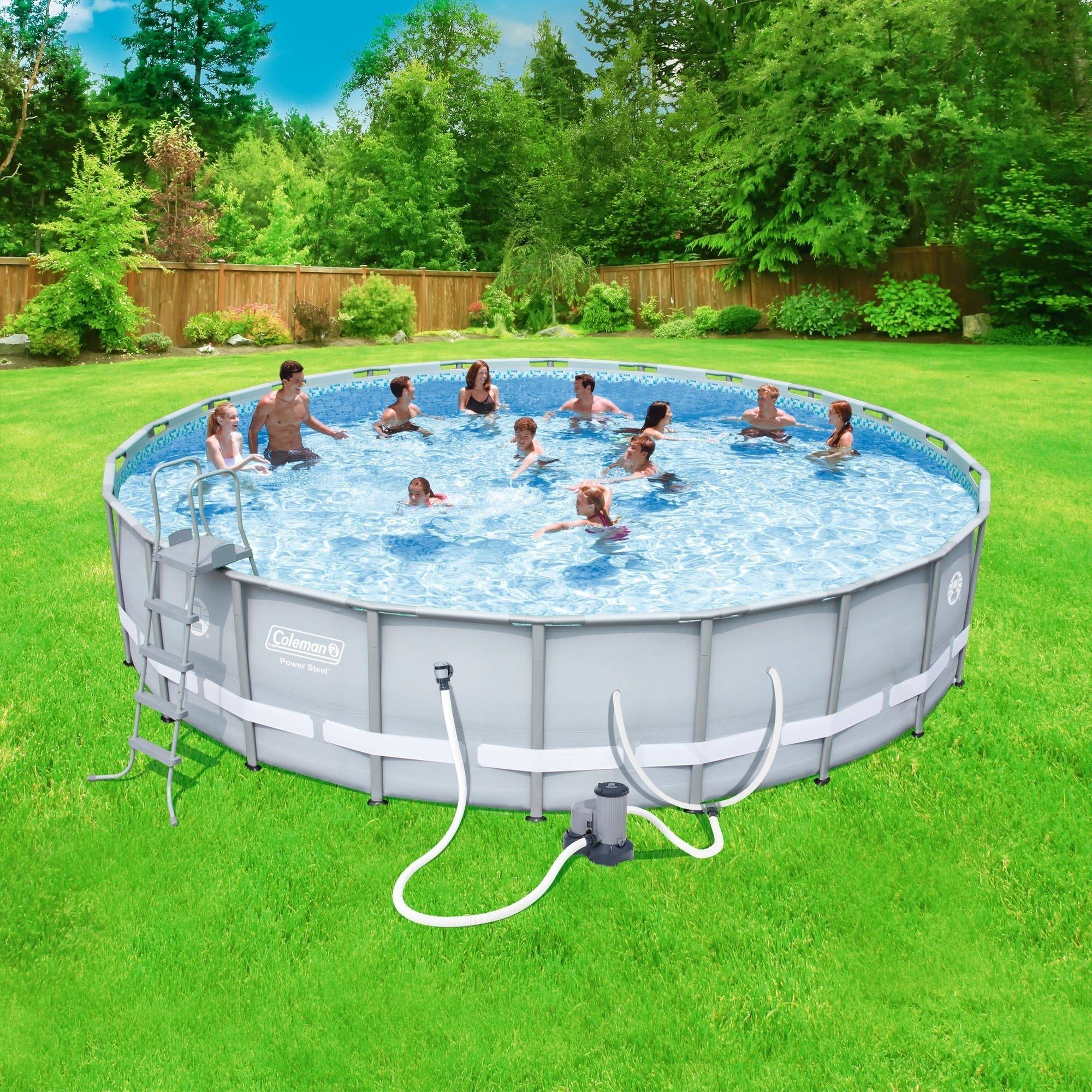 Coleman Power Steel 22' x 52" Frame Pool Set - $362.79 with Free PickUp