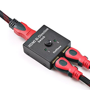 DotStone 2-Port HDMI Switcher w/ 4K & 3D Support on sale for $8.14