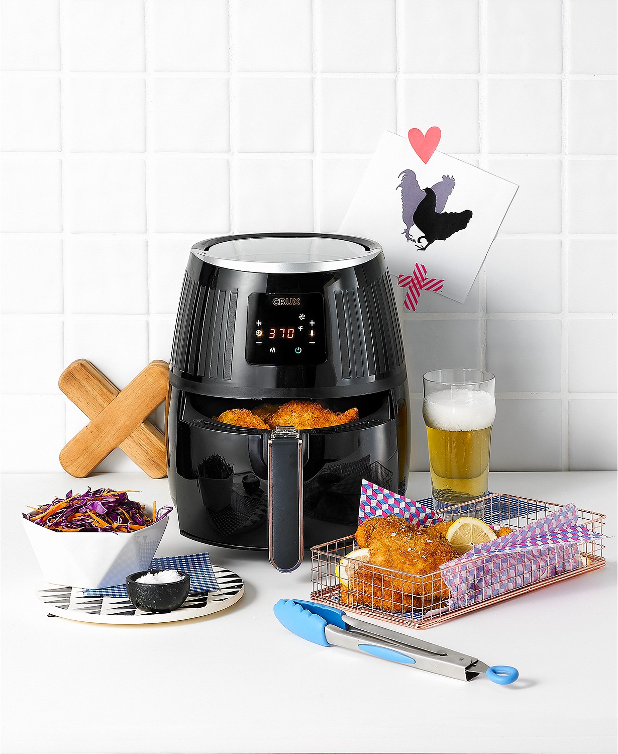 Crux 2.6 Qt. Touchscreen Air Convection Fryer - $49.99