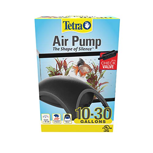 Tetra Whisper Aquarium Air Pump for Fish Tanks 20 to 40 Gallons, Quiet Powerful Airflow $7.79