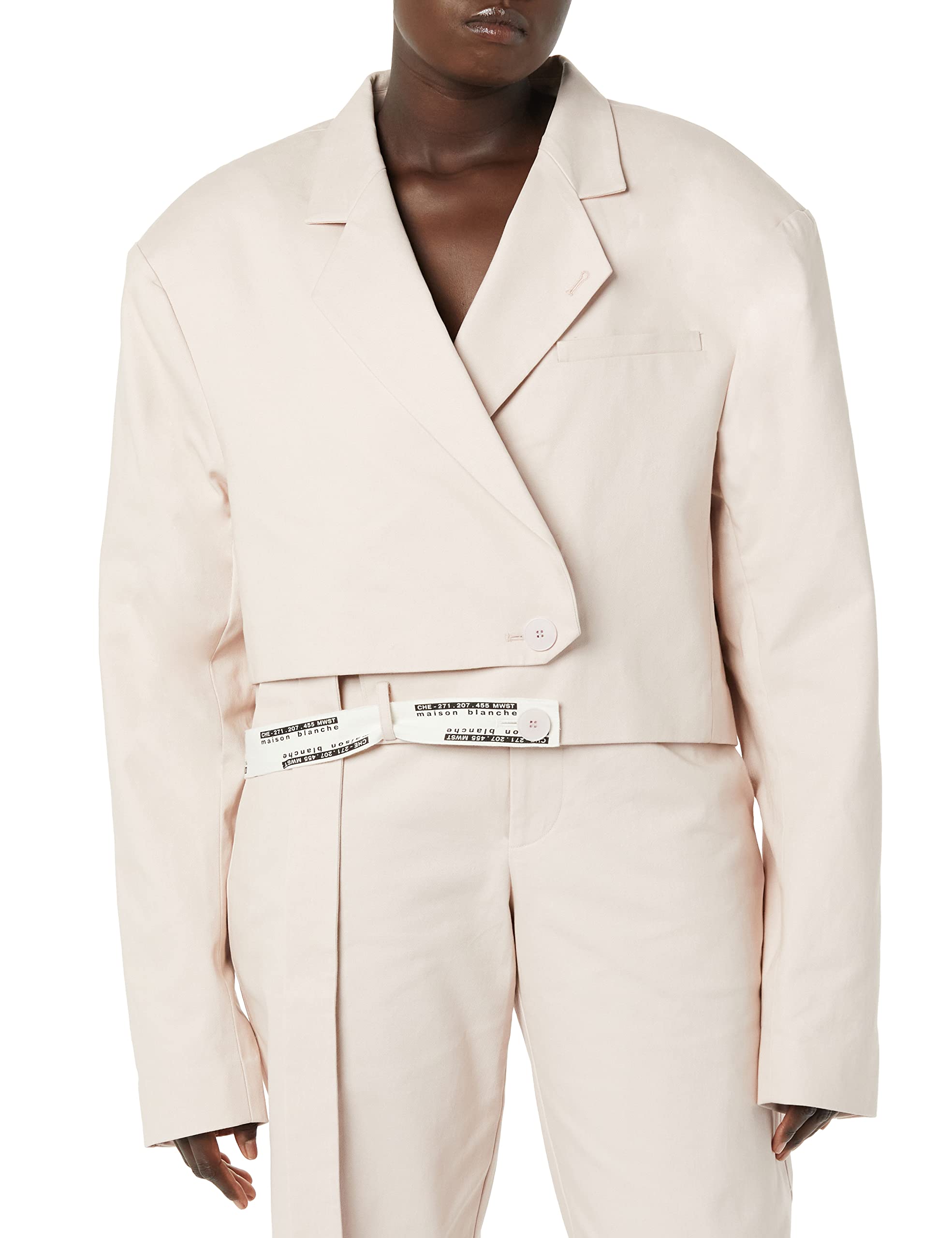 All Gender Cropped Jacket by Maison Blanche, XXL, $18.95 at Amazon.com