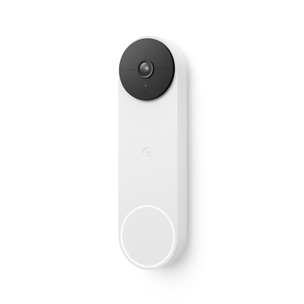 Google Nest Doorbell (Battery), Video Doorbell Camera, Wireless Doorbell Security Camera, Snow - $128.95