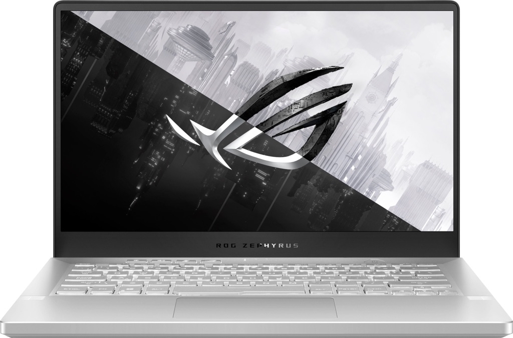 ASUS ROG Zephyrus 14" FHD 144Hz Gaming Laptop AMD Ryzen 7 16GB DDR4 Memory NVIDIA GeForce RTX 3060 512GB PCIe SSD Moonlight White GA401QM-G14.R73060 - $999.99