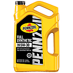 5-Qt Penzoil Full Synthetic Motor Oil (5W-30, 5W-20, 0W-20) $18.85 + Free Store Pickup
