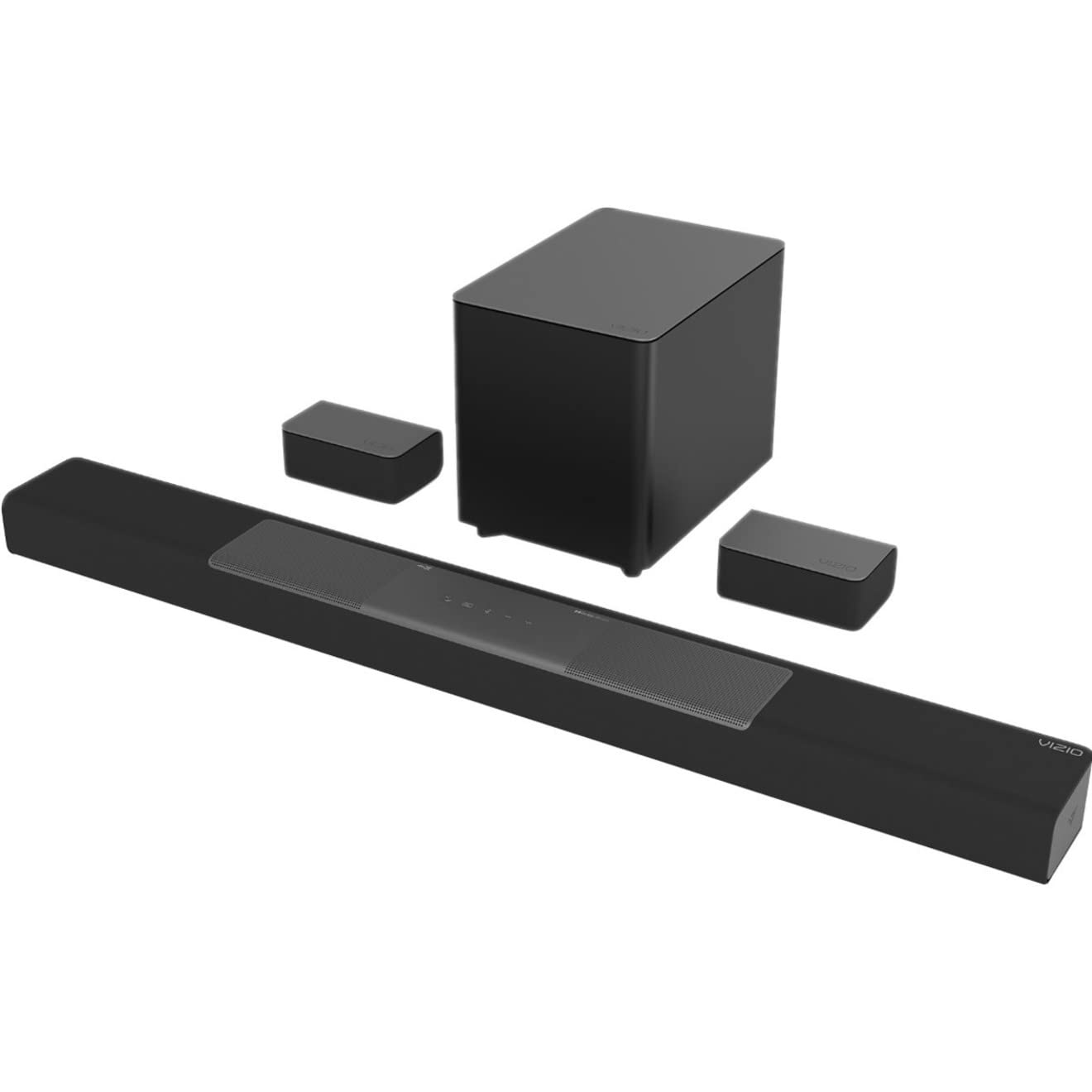 VIZIO M-Series 5.1.2 Immersive Sound Bar with Dolby Atmos, DTS:X, Bluetooth, Wireless Subwoofer, Voice Assistant Compatible, Includes Remote Control - M512a-H6 - $350