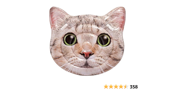 Intex 58784EU – Hyperrealistic Cat Mat with Handles - $5.20