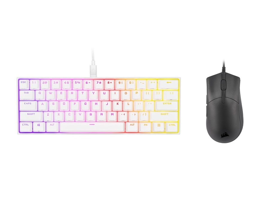 CORSAIR - K65 RGB 60% Mechanical Gaming Keyboard w/ Free Sabre Pro Mouse - Free shipping or pickup at BestBuy $100