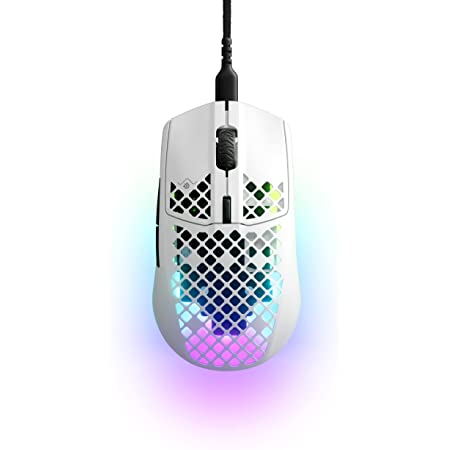 SteelSeries Aerox 3 RGB Lightweight Gaming Mouse - Snow $27
