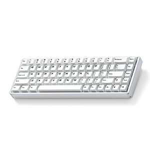 Akko MOD68 8k Rapid Trigger Aluminum Wired Hall Effect Gaming Keyboard (Misty White or Black Transparent) - $44.99