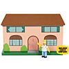 Disney The Simpsons Living Room Diorama House Playset, 2.5-Inch Scale Homer Action Figure and Accessories $7.99