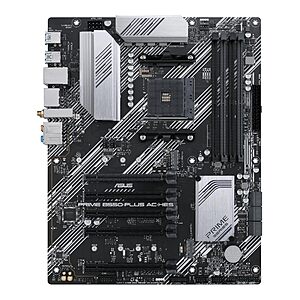 ASUS Prime B550-PLUS AC-HES AMD AM4 (3rd Gen Ryzen) ATX Motherboard (Dual M2, PCIe40, WIFI5, 1Gb Ethernet, SATA 6 Gbps, USB 32 Gen 2 Type-C, Front USB 32 Gen 1 Type $99.99