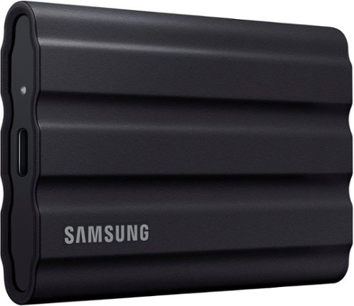 Samsung - T7 Shield 4TB External USB 3.2 Gen 2 Rugged SSD IP65 Water Resistant - Black $199.99