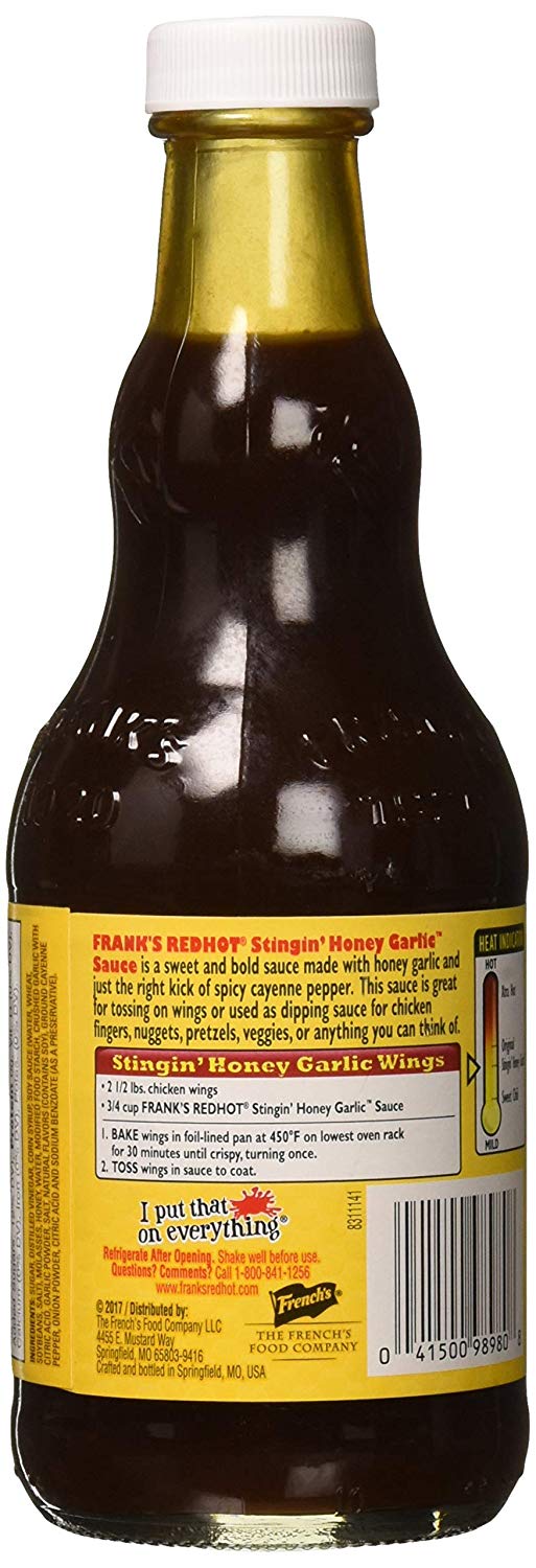 Frank's RedHot Stingin' Honey Garlic Sauce, 12 oz as low as $2.41 w/ S&S $2.83