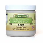 RC Fine Foods Healthy Foundations Low Sodium Gluten-Free Soup Base, Beef, 6 Ounce - $4.89  at Amazon or less w/ Subscribe and save (44% off previous 5-year low)