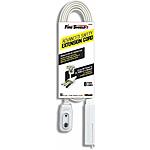 Woods Fire Shield 16/3 Extension Power Cord w/ Advanced Safety LCDI, 8-Foot, White - $9.44 at Amazon + FS with Prime