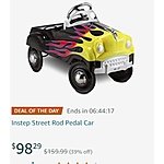 Instep Pedal Cars - Police Car or Pink Lady $74, Street Rod $98 + Free Shipping at Amazon
