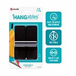 VELCRO Brand HANGables Removable Wall Hooks,  Holds 3 lbs, Black, 2-Pack- $0.99 at Amazon + FS with Prime
