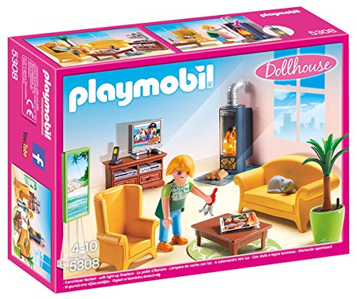 PLAYMOBIL Living Room with Fireplace - $12.99 at Amazon