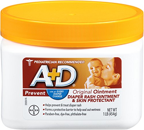 AD Original Diaper Rash Skin Protectant Ointment w/ Lanolin and Petrolatum, 16 Oz  - $6.32 AC and Subscribe and Save at Amazon