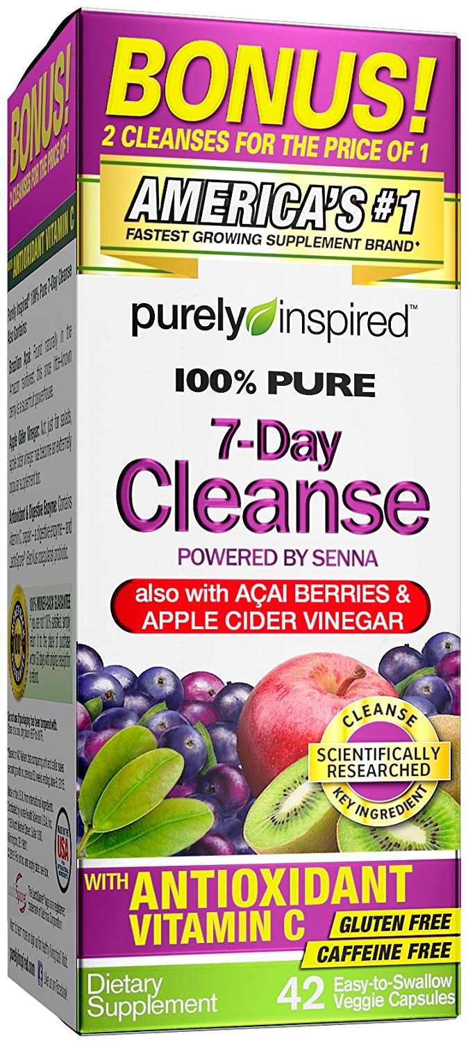 Purely Inspired Organic 7-Day Cleanse, 42 Count - $4.99 AC and Subscribe and save at Amazon