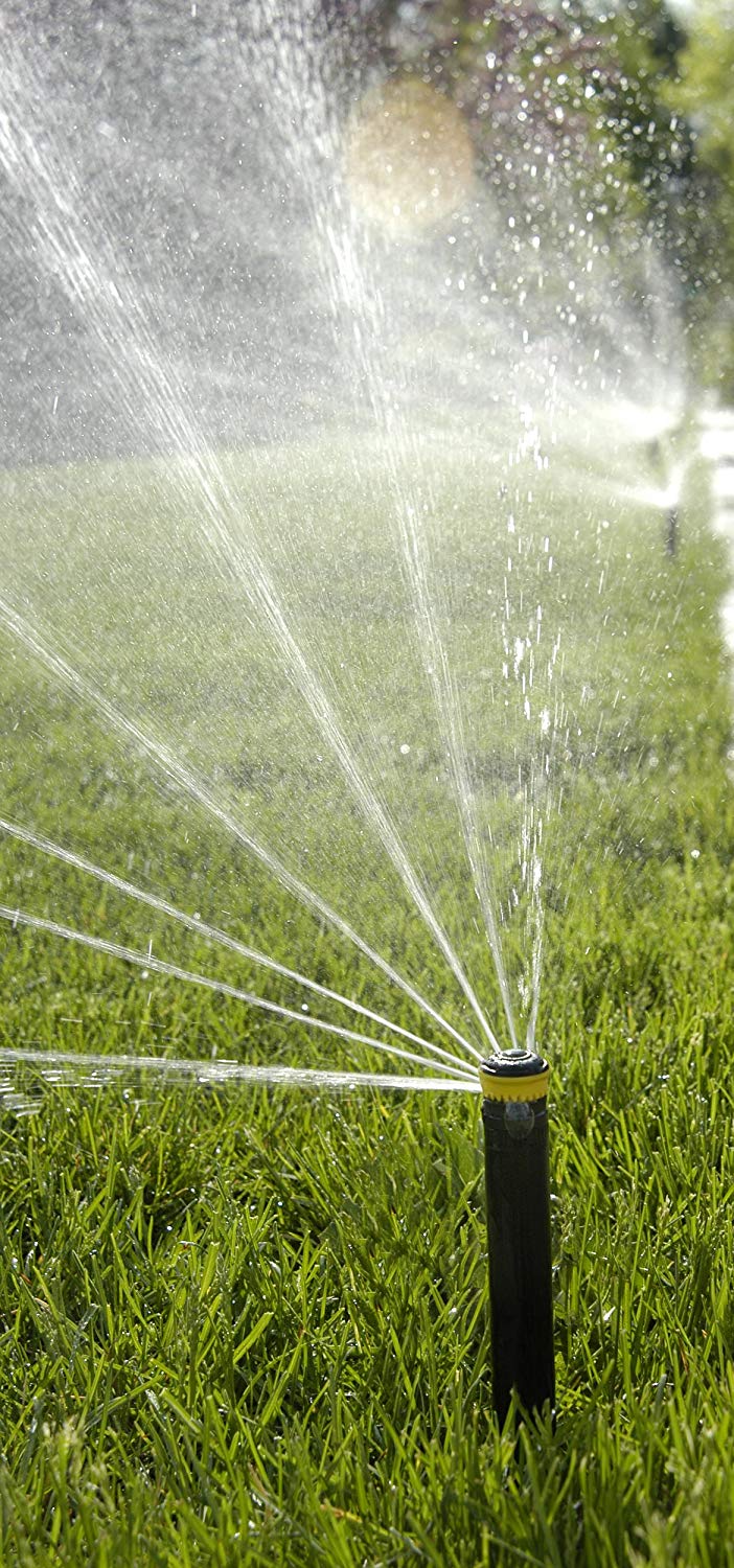 Rain Bird 24RNQ Mini Rotary Spray Nozzle, 90° Quarter Circle Pattern, Adjustable 18' - 24' Spray Distance- $1.20 at Amazon + FS with Prime