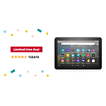 44% off Fire HD 8 tablet, 8&quot; HD display, 32 GB, latest model (2020 release) - $49.99