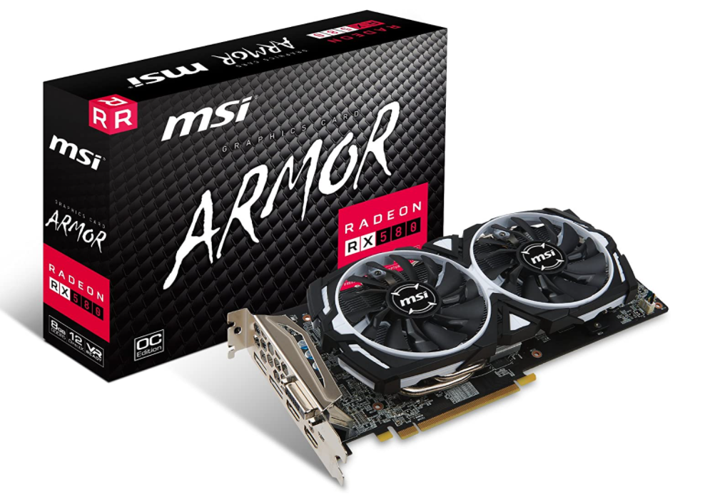 Msi Vga Graphic Cards Rx 580 Armor 8g Oc 209 99