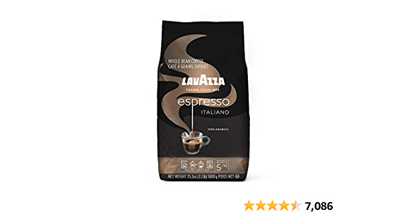 Lavazza Espresso Italiano Whole Bean Coffee Blend, Medium Roast, 2.2 Pound Bag (Packaging May Vary) Authentic Italian, Blended And Roasted in Italy, Non GMO, 100% Arabica - $9.52