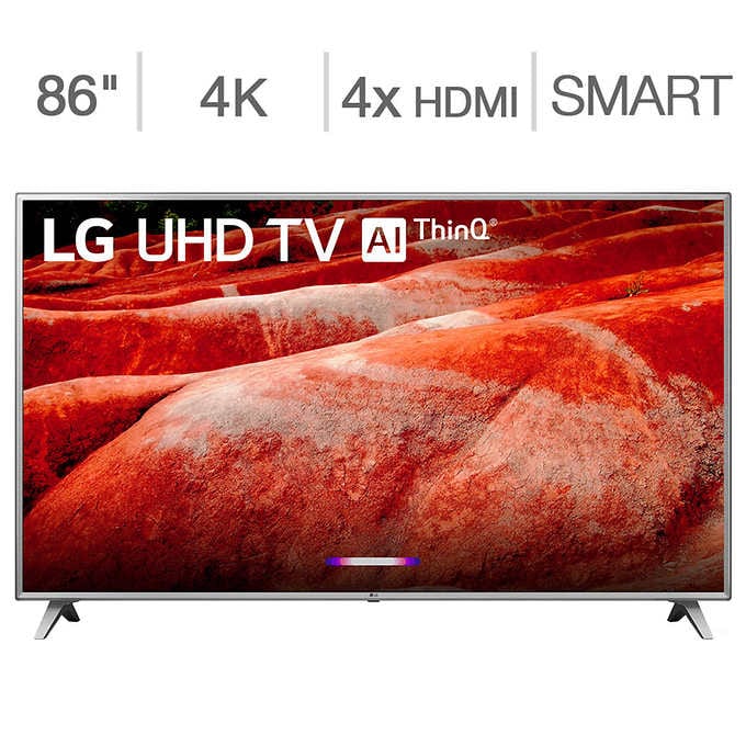 LG 86 in TV 86UM8070AUB $1699+ tax at CostCo $1699.99, 3 Year Square Trade Warranty included