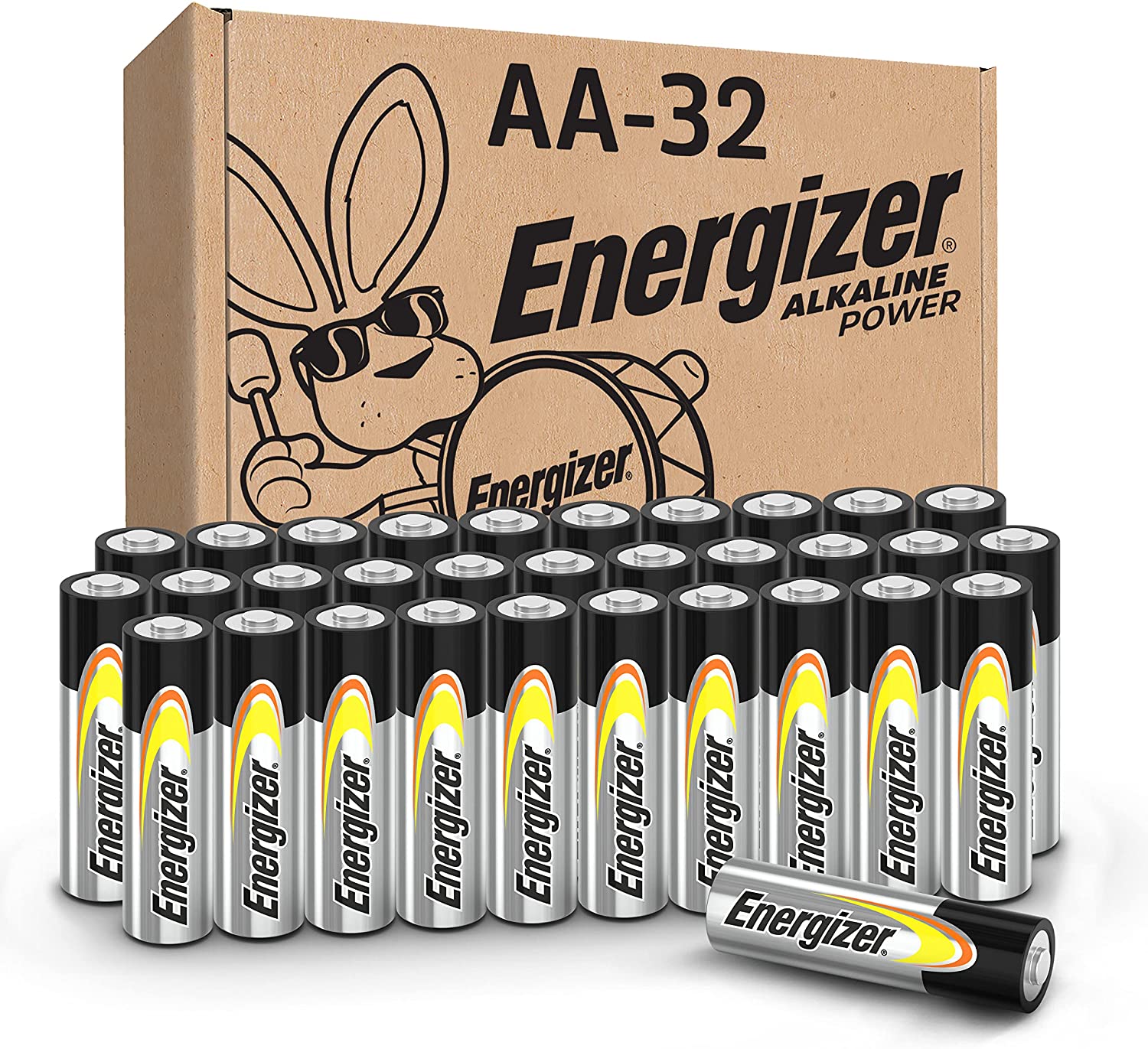 YMMV With coupon from first S&S order: (32 Pack) Energizer AA Batteries, Double A Long-Lasting Alkaline Power Batteries $14.14