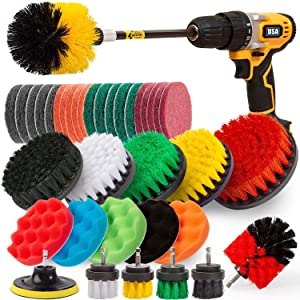 Holikme 38 Pack Drill Brush Attachments Set $26.99
