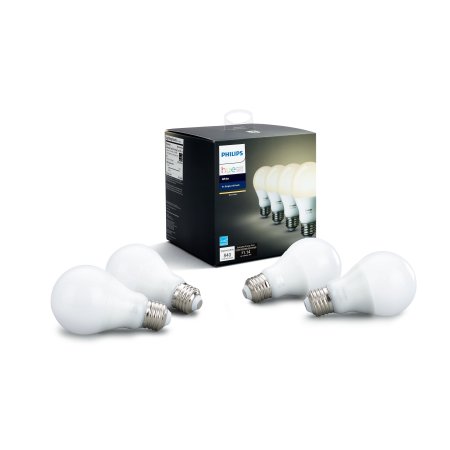 Phillips Hue Lights A19 4 Pack for $30.99 at walmart.com.