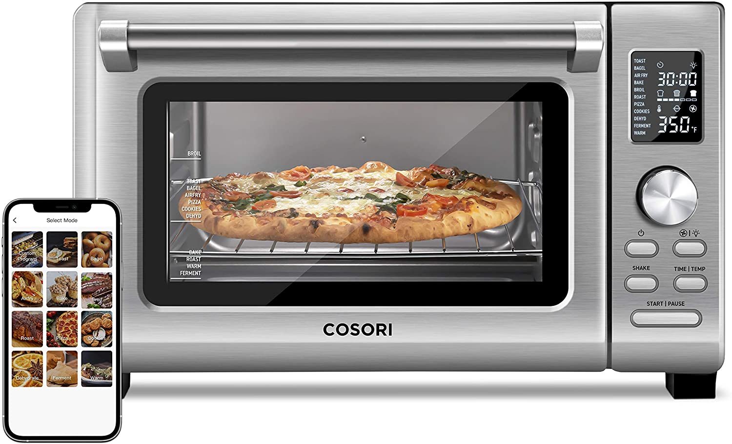 COSORI Air Fryer Toaster Oven Combo+$129.99+free shipping w/ Prime or on orders over $25