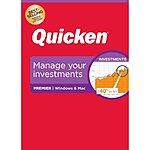 Quicken - Premier Personal Finance (1-Year Subscription) - Mac OS, Windows $41.99