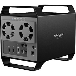 WAVLINK 4-Bay 10Gbps DAS Hard Drive Enclosure $99.99