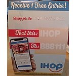 IHOP - Buy one entree, get one entree free - dine in only - select locations