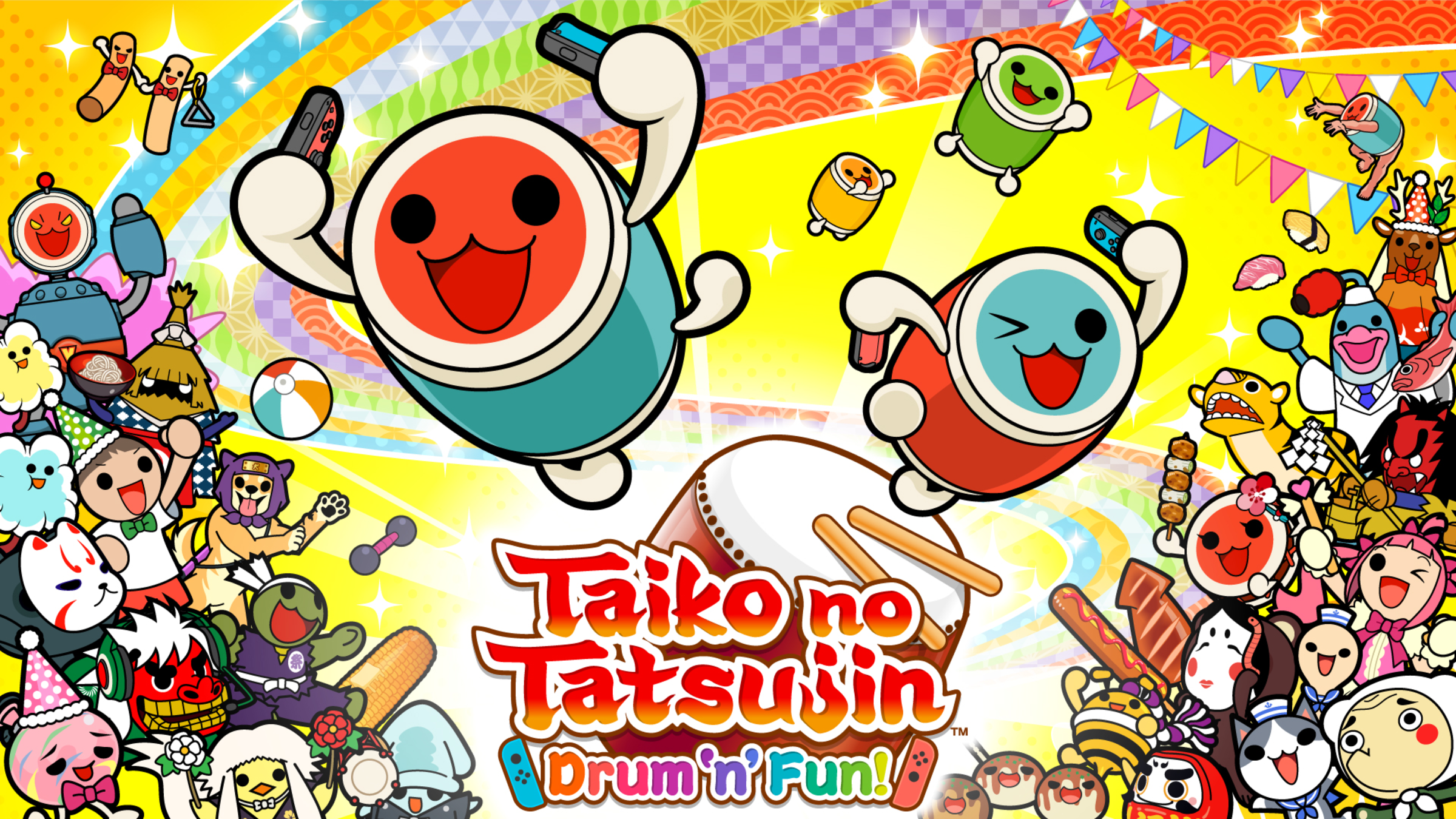 Taiko no Tatsujin: Drum 'n' Fun! for Nintendo Switch - Nintendo Official Site $9.99