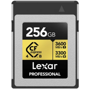 Lexar Gold Series Professional CFexpress 4.0 Type-B 256GB Card $229.99