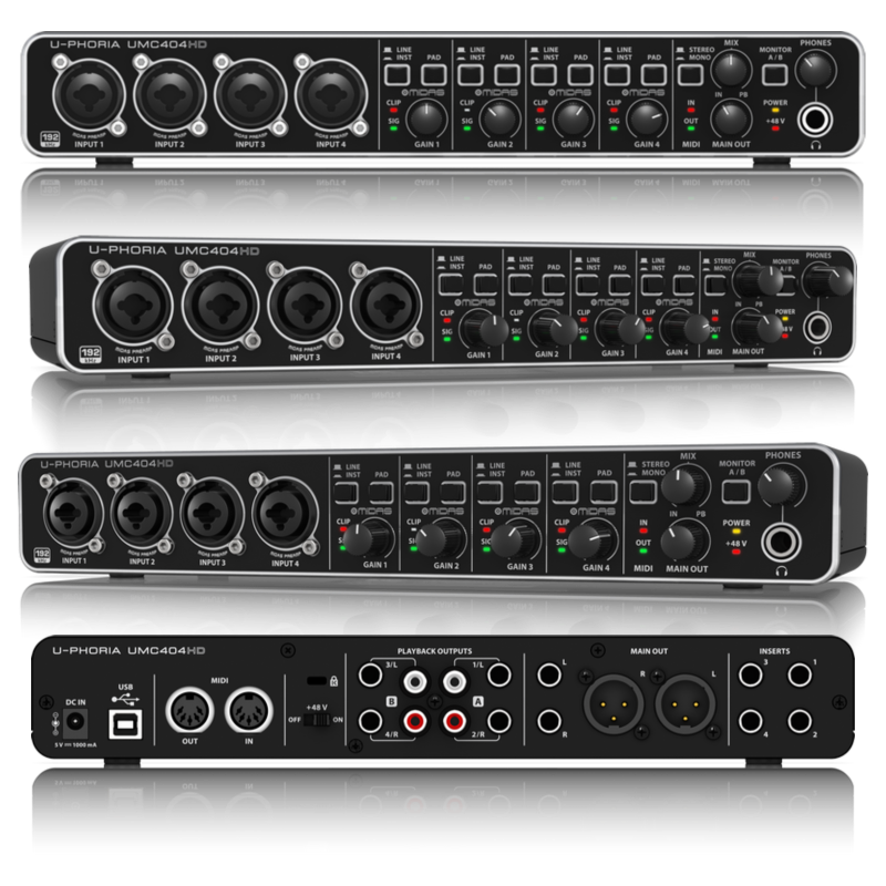 Behringer UMC404HD USB Audio Interface $150.84