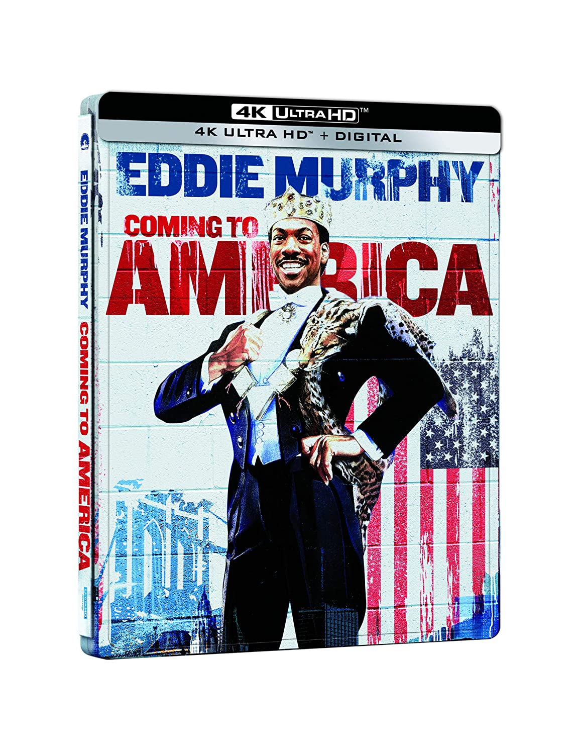 Amazon.com: Coming to America (4K UHD + Digital Steelbook) : Eddie Murphy, Arsenio Hall, James Earl Jones: Movies & TV $9.96