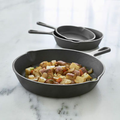 Cooks 3-pc. Cast Iron Fry Pan Set - JCPenney