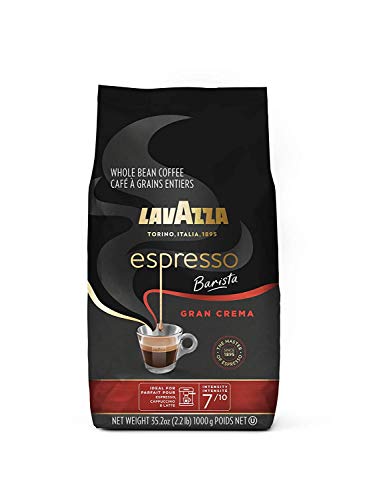 Lavazza Espresso Barista Gran Crema Whole Bean Coffee Blend YRMV Medium 2.2 LB $11