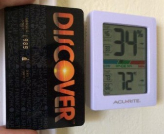 AcuRite Indoor Digital Calibrated Thermometer Hygrometer $12.74