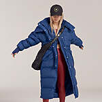 Adidas by Stella McCartney Long Padded Winter Jacket, Mystery Blue $125