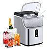 Garvee Commercial Nugget Ice Maker: 36 lbs./Day Sonic Chewable Ice Machine with Self-Cleaning, Fast 7-Min Ice Making for Home Bar @ GARVEE $146.99