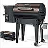 KingChii 456 sq. in Wood Pellet Smoker &amp;amp; Grill BBQ with Auto Temperature Control, Folding Legs for Outdoor Patio RV, Bronze $236.99