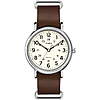 Timex Weekender 40 Watch, Brown Double-Layered Leather Slip-Thru Strap $29