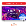 VIZIO 75&amp;quot; Class Quantum 4K QLED HDR Smart TV (M75Q6-L4) $548