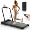 Patbrela 2 in 1 Under Desk Treadmill, 300 Lbs Walking Pad, Foldable with Handlebar, LED Display $98.99